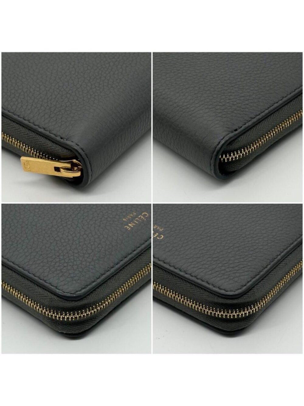 Celine Zipped Wallet Compact Coin Purse - Picture 5 of 10